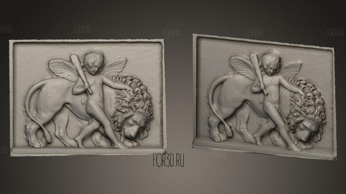 Cupid on Earth stl model for CNC